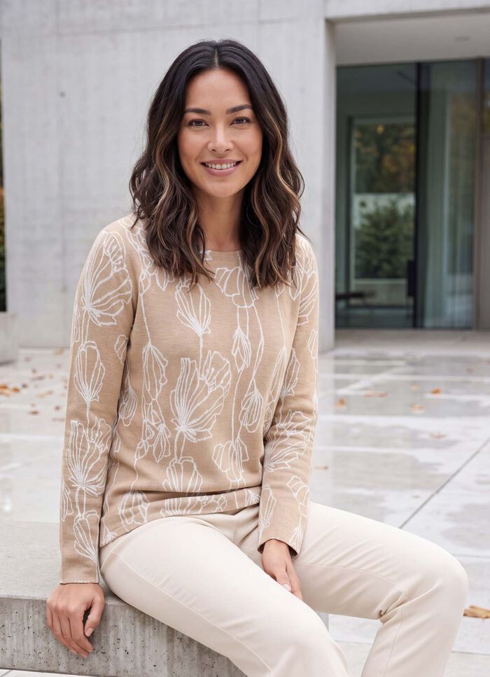 Pullover in Jacquard-Dessin 
